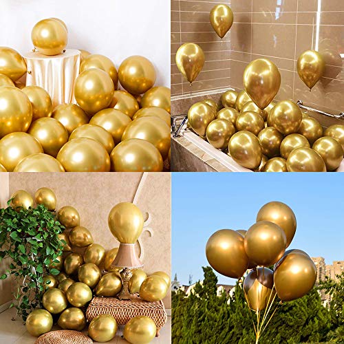 14 Pieces Golden Balloons Theme  Cheezstore