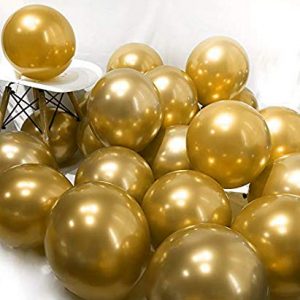 10 Pieces Metallic Balloons  Cheezstore