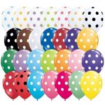 Polka Dots Balloons 50 Pcs 12 Inch  Cheezstore