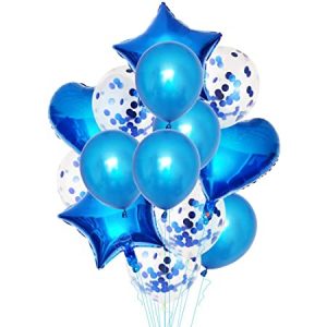 14 PCs Balloons Dark Blue Colour  Cheezstore