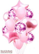 14 PCs Balloons Pink Colour  Cheezstore