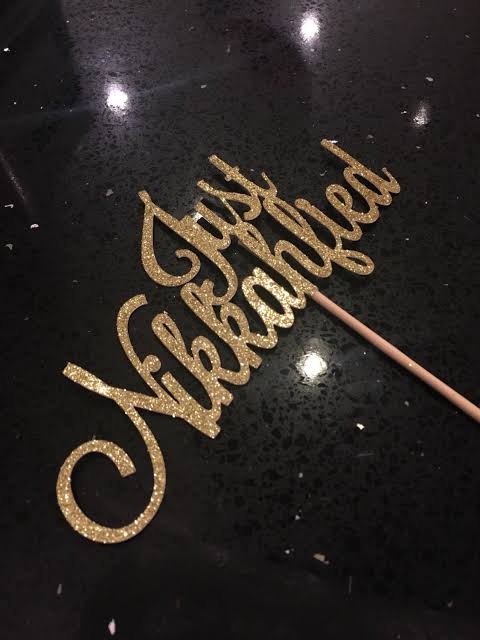 Just Nikkahfied Cake Topper  Cheezstore