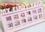 My First Year Photo Frame Pink Color  Cheezstore