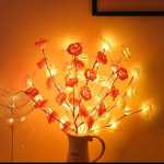 Rose Branch Light For Home Decoration Each*  Cheezstore