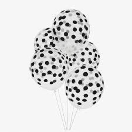 14 PCs Balloons Black Colour  Cheezstore