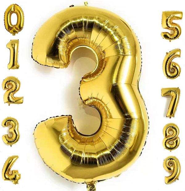 Number Foil Balloons  Cheezstore