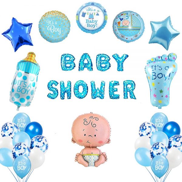 Blue Baby Shower Decoration Set – Boy.  Cheezstore