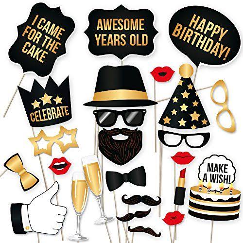 18th Birthday Photo Booth Props for Birthday Party  Cheezstore