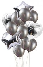 14 Pieces Pack Rose Gold Balloons  Cheezstore