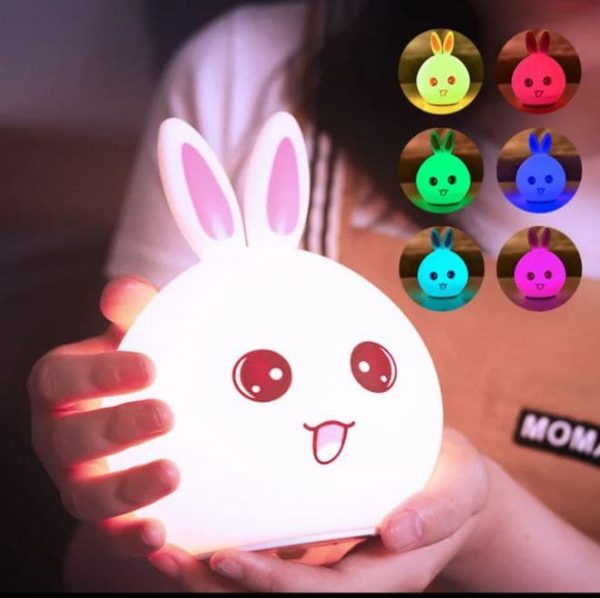 Cute Silicone Sensor Rabbit Baby Lamp  Cheezstore